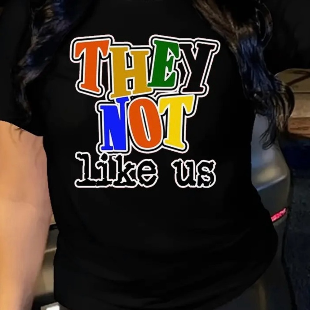 Women’s They not like us Classic Black T Shirt
